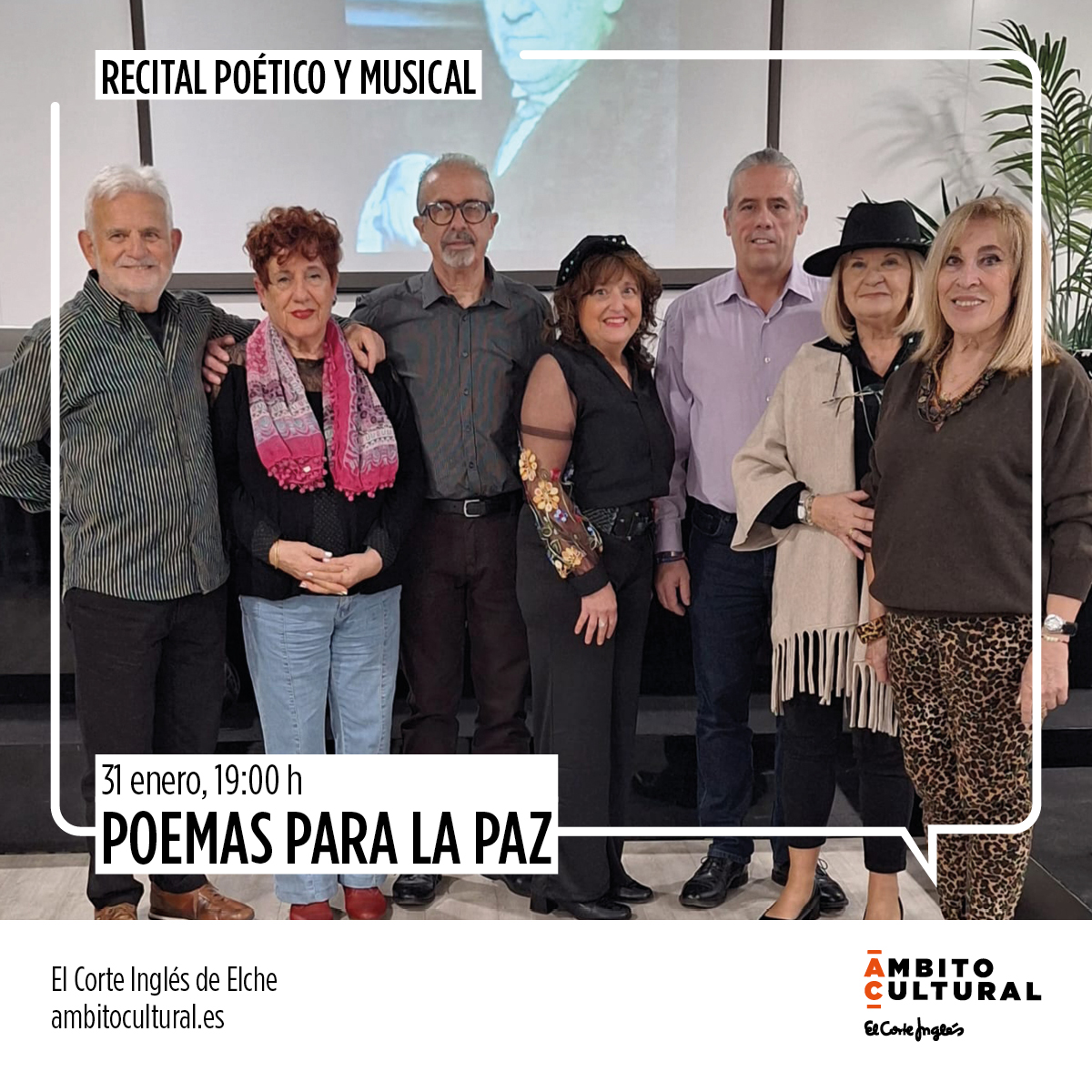 Recital de poesía y música "Poemas para la Paz"